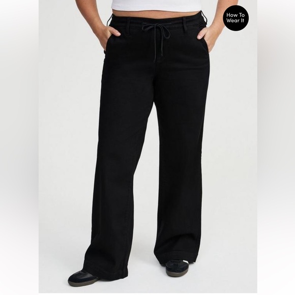 ❤️ Day Special Torrid Weekend Black Wide Leg Jeans size 00 short - Picture 2 of 6